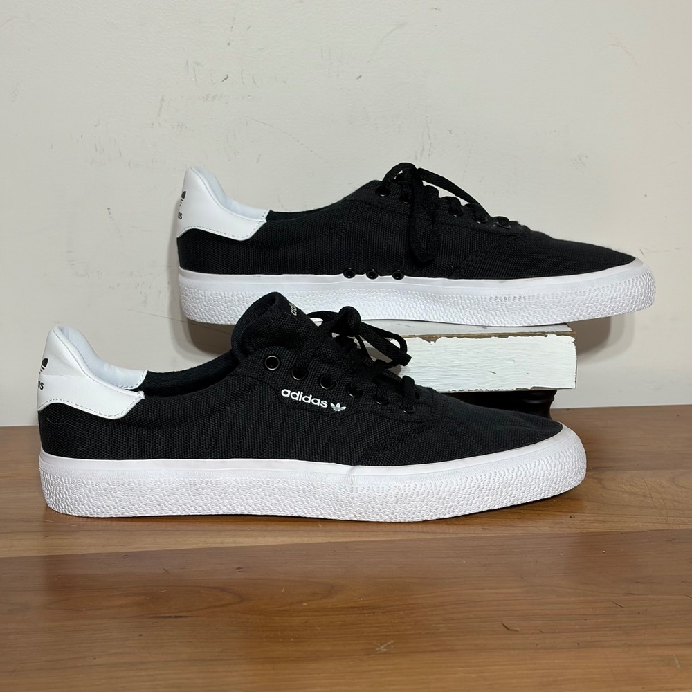 Adidas Originals 3MC Mens Sneakers Core Black White B22706 Size 10